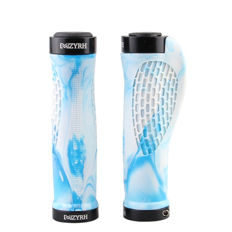 MZYRH 1pair Mountain Bike Bicycle Handlebar Grips Protective Covers(White and Blue) - free shipping - PMC TechLife - Order now!