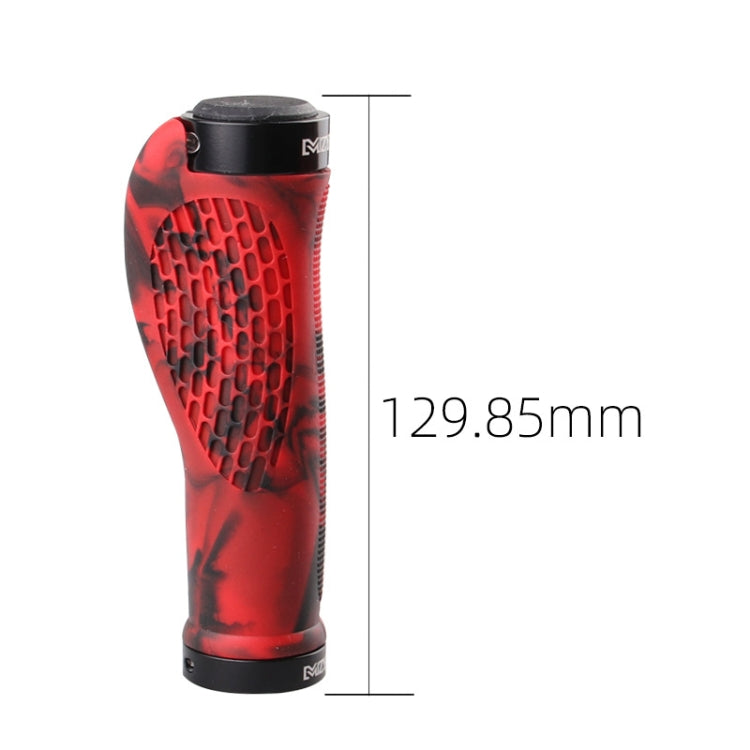 MZYRH 1pair Mountain Bike Bicycle Handlebar Grips Protective Covers(Black and Red) - Bicycle Grips by MZYRH | Online Shopping South Africa | PMc TechLife | Buy Now Pay Later Mobicred