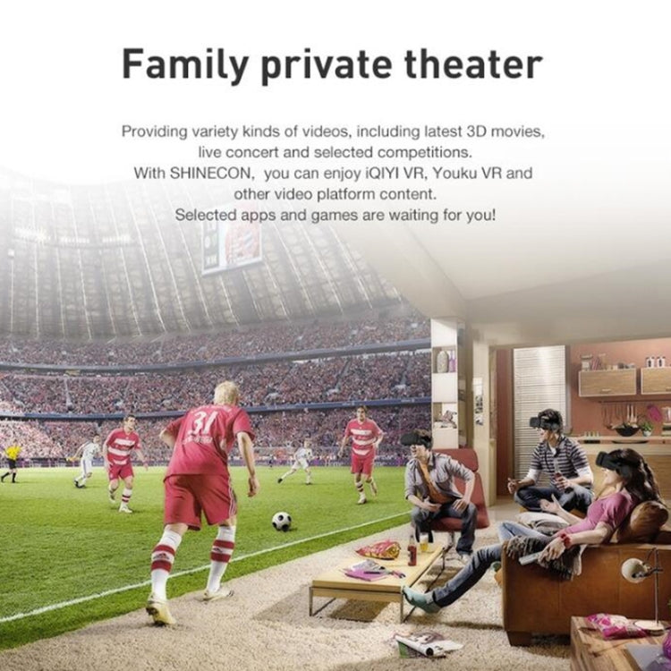 VRSHINECON G04BS+B03 Handle 3D Virtual Reality Helmet VR Glasses With Bluetooth Headset - free shipping - PMC Jewellery - Order now!