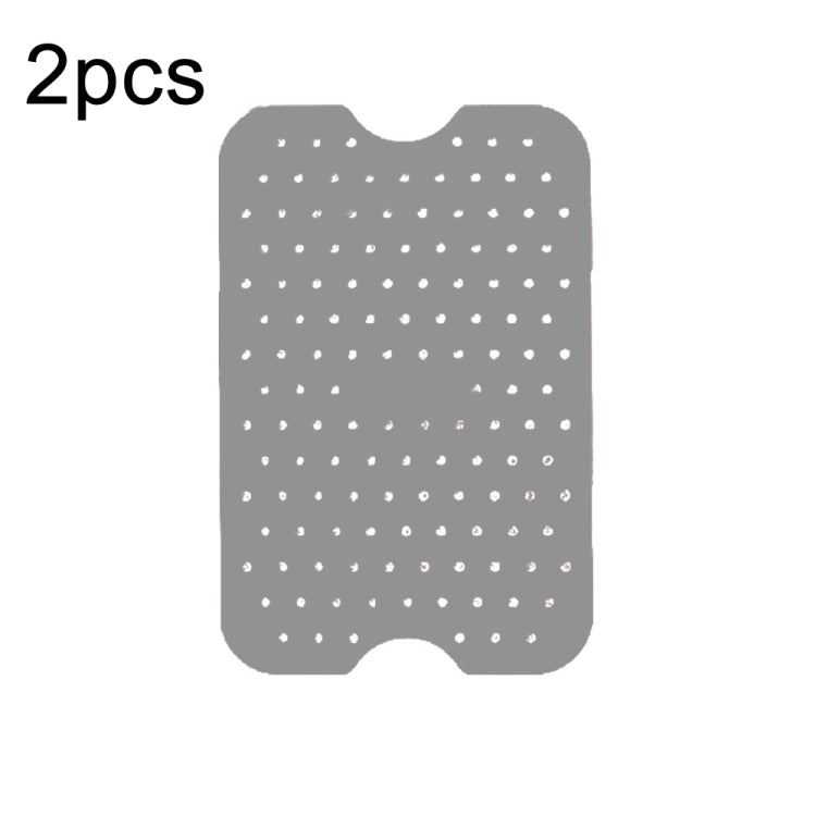For NINJA DZ201 DZ401 Air Fryers 2pcs Silicone Pad Rectangular Liner(Grey) - Electric Deep Fryers by PMc TechLife | Online Shopping South Africa | PMc TechLife | Buy Now Pay Later Mobicred