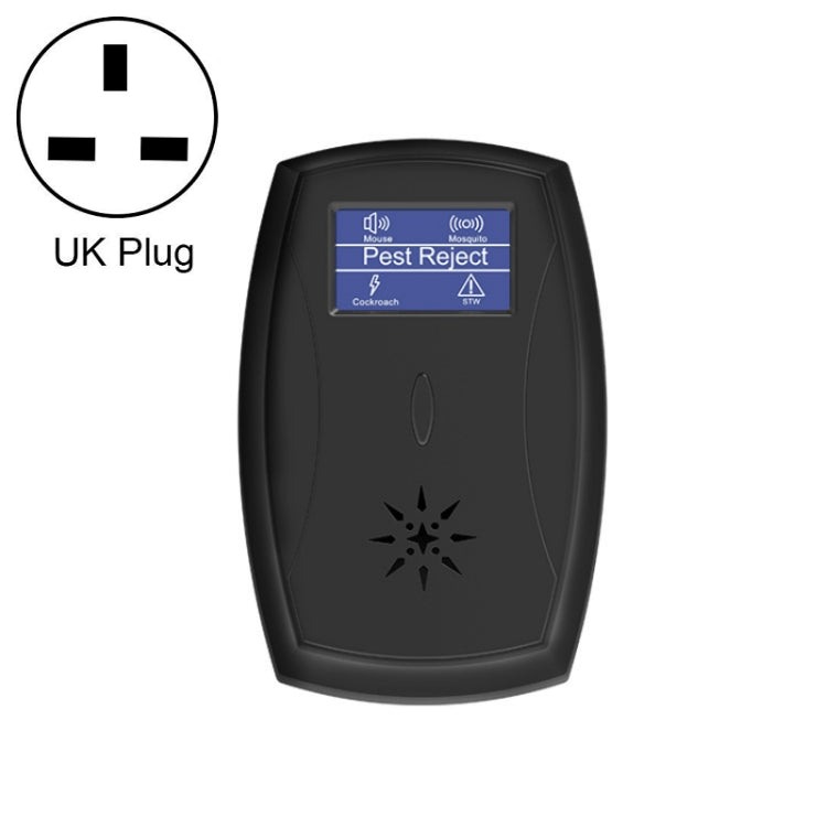 Household Mute Low Power Ultrasonic Insect Repeller, Specification: UK Plug(Black) - free shipping - PMC TechLife - Order now!