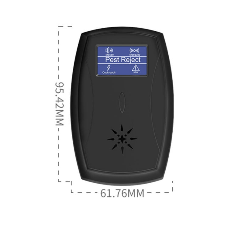 Household Mute Low Power Ultrasonic Insect Repeller, Specification: UK Plug(Black) - free shipping - PMC TechLife - Order now!