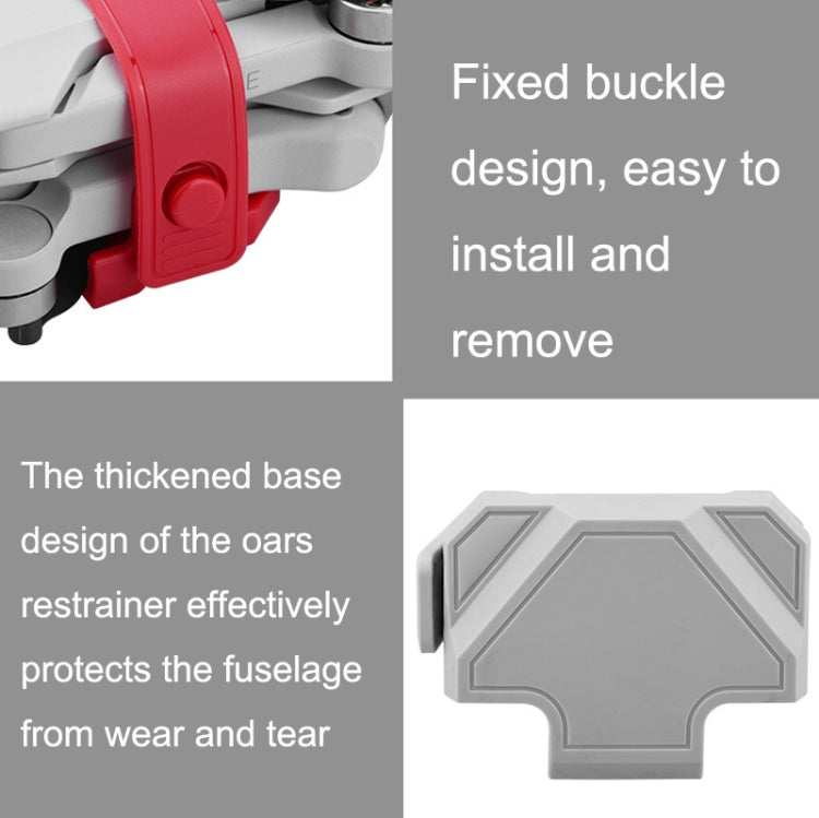 BRDRC DJI-8936 For DJI Mavic Mini / Mini 2 / Mini SE Beam Paddle Device Propeller Blade Retainer(Red) - Other by BRDRC | Online Shopping South Africa | PMC TechLife | Buy Now Pay Later Mobicred