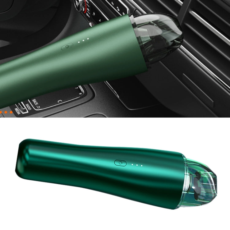 P02 Vehicles / Household High Power Large Suction Portable Wireless Handheld Vacuum Cleaner(Dark Night Green) - Vacuum Cleaner by PMC TechLife | Online Shopping South Africa | PMC TechLife | Buy Now Pay Later Mobicred