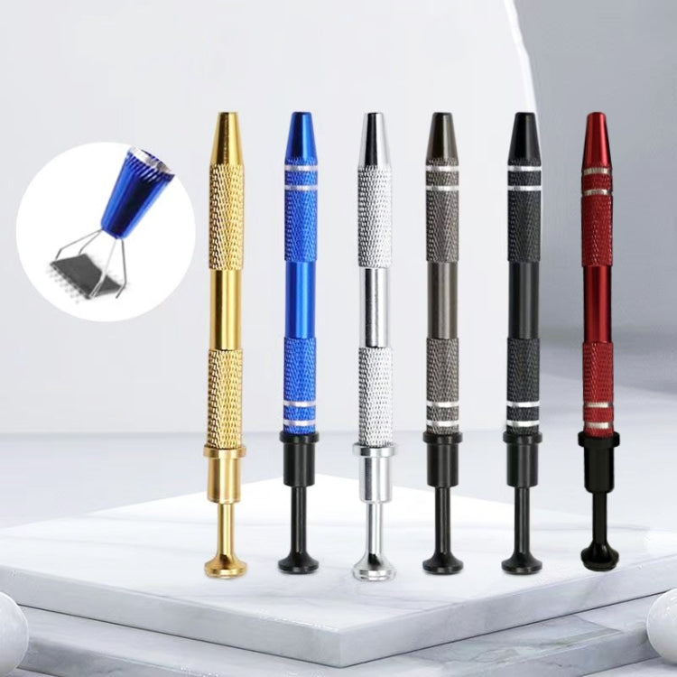 2pcs IC Chip Picker Electronic Component Parts Picker Capacitor IC Grabber Clips(Gold) - Auxiliary Clamp Clip by PMC TechLife | Online Shopping South Africa | PMC TechLife | Buy Now Pay Later Mobicred