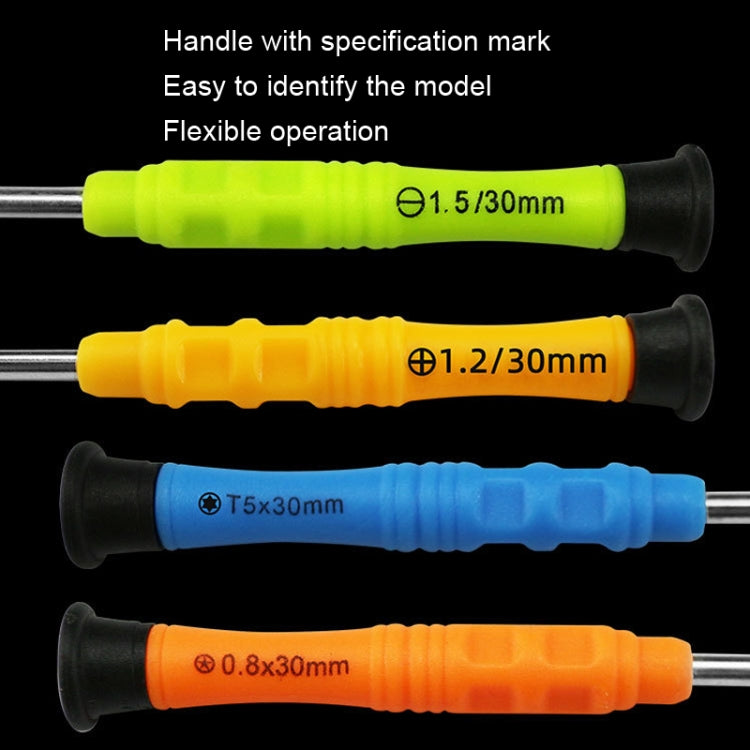 20pcs Mini Screwdriver Anti-Slip Mobile Phone Disassembly Maintenance Tools, Series: T5 - Screwdriver by PMC TechLife | Online Shopping South Africa | PMC TechLife