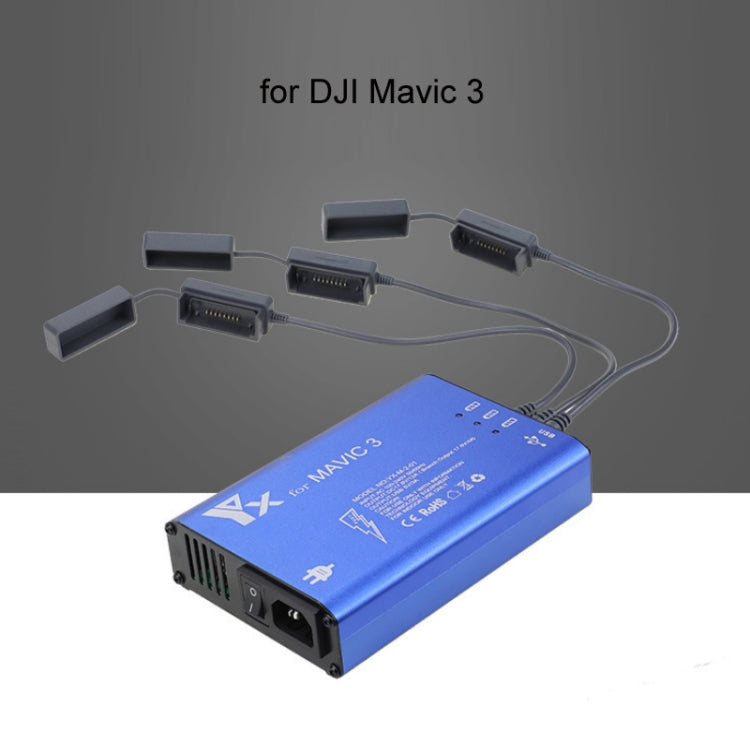 for DJI Mavic 3 YX 1 to 5 Charger With Switch(AU Plug) - Charger by PMC TechLife | Online Shopping South Africa | PMC TechLife | Buy Now Pay Later Mobicred