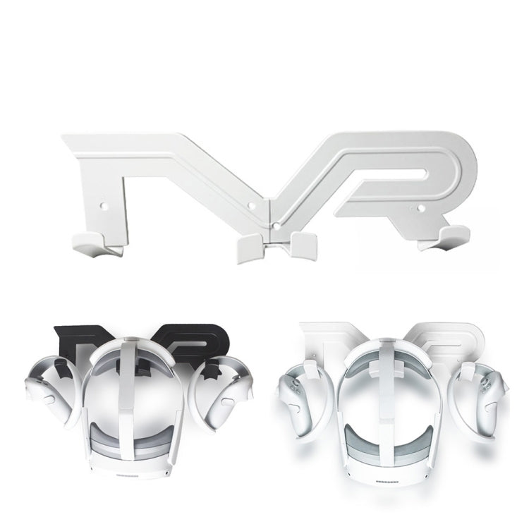 Wall Bracket Display Stand For Meta Quest 2/Pico Neo 3/Pico 4/Pro VR Accessories(Black) - VR Accessories by PMC TechLife | Online Shopping South Africa | PMC TechLife | Buy Now Pay Later Mobicred