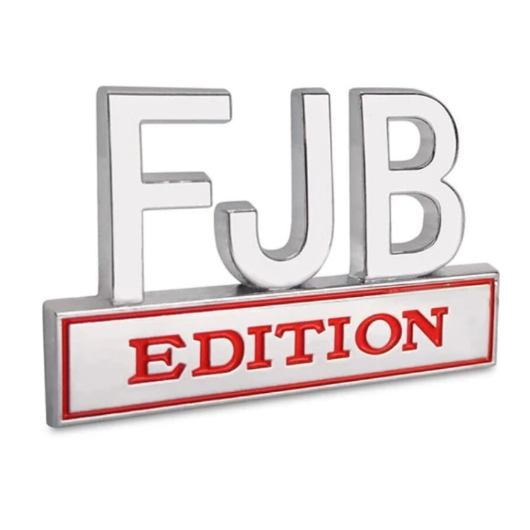 5pcs Car Body Rear Modification Plate Label(Silver Red) - Decorative Sticker by PMC Jewellery | Online Shopping South Africa | PMC Jewellery | Buy Now Pay Later Mobicred