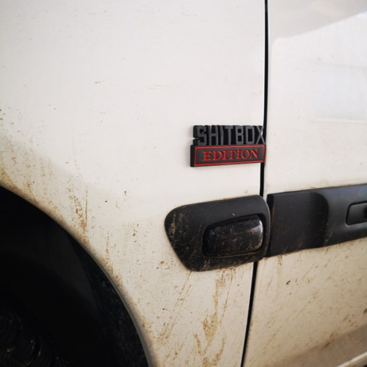 5pcs Car Body Rear Modification Badge Plate Label(Black Red) - Decorative Sticker by PMC Jewellery | Online Shopping South Africa | PMC Jewellery | Buy Now Pay Later Mobicred