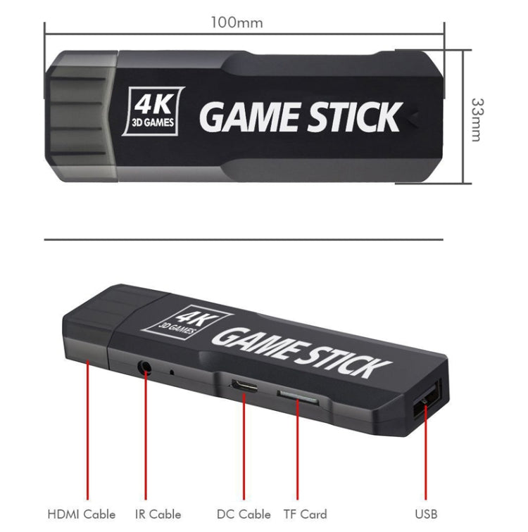 GD10 2.4G Wireless 4K HD TV Game Console PSP Game Box 32G Built-in 15,000 Games - free shipping - PMC TechLife - Order now!