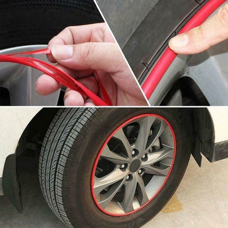 8m/roll Car Wheel General Sticker Modified Protection Sticker Anti-collision Strip(Gray) - Decorative Strip by PMC TechLife | Online Shopping South Africa | PMC TechLife | Buy Now Pay Later Mobicred