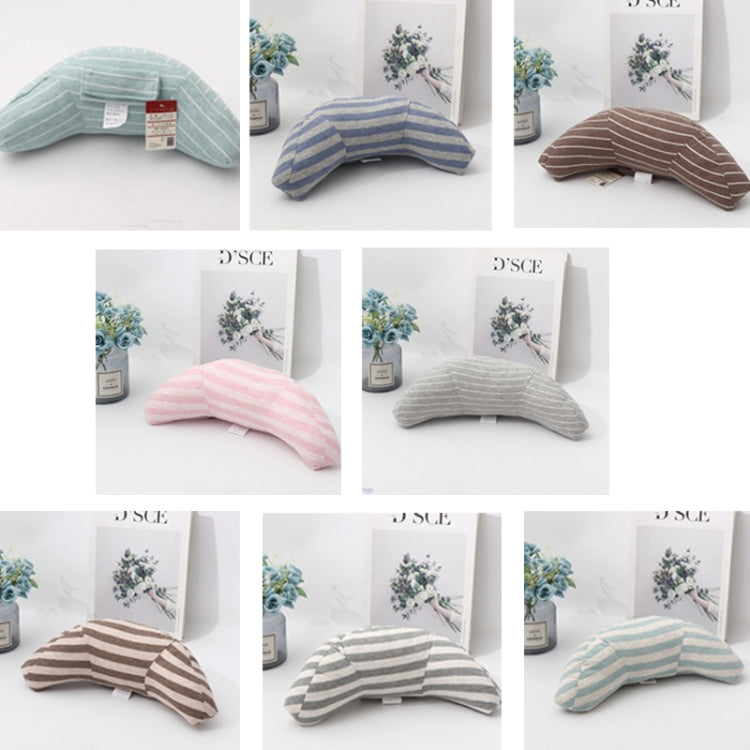 2pcs Children Neck Headrest Comfortable Shoulder Cover Car Neck Guard Pillow(Gray Stripe) - free shipping - PMC Jewellery - Order now!