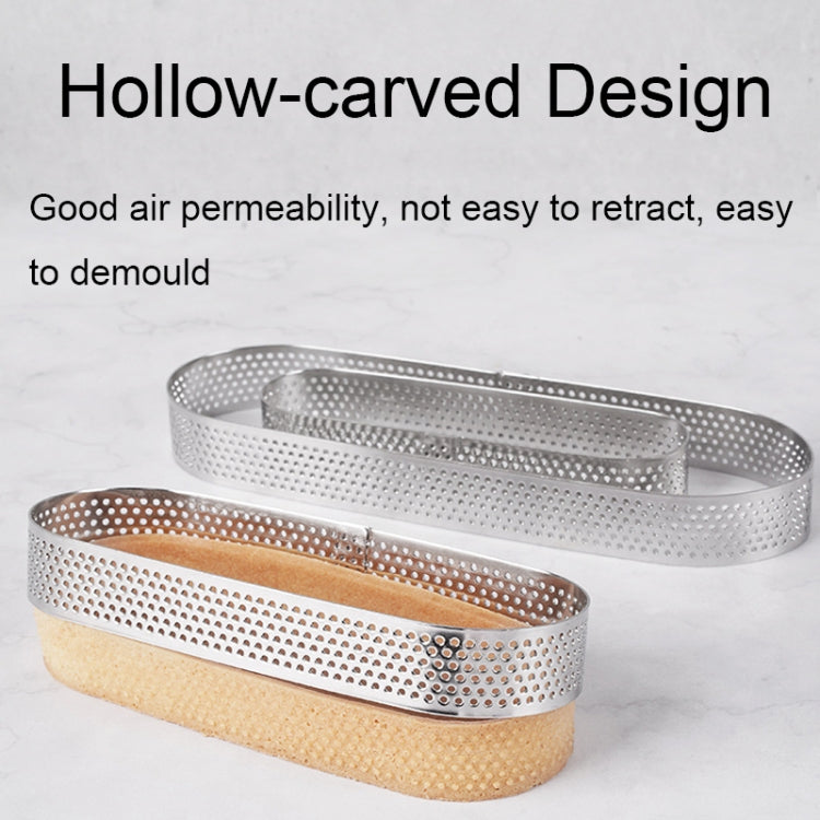 BN1006 Stainless Steel Mousse Circle Thickened Perforated Cake Mold DIY Baking Tools, Specification: Round 3.5 inches - free shipping - PMC TechLife - Order now!