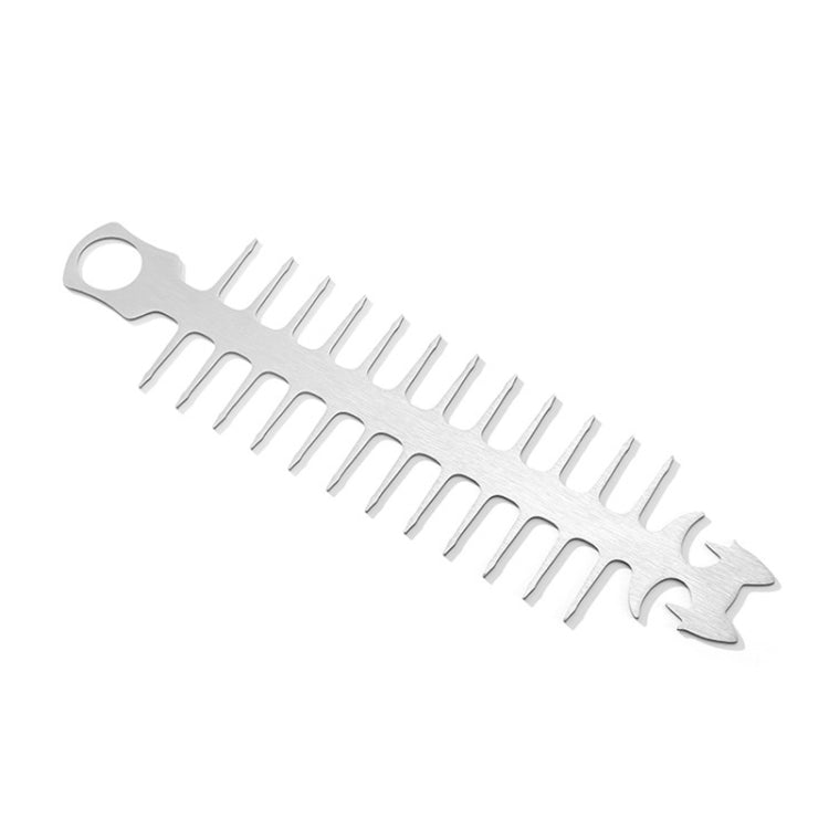Outdoor Fish Bone Barbecue Steak 304 Stainless Steel Barbecue Stick(Cat Face Style) - Cookwares & Tablewares by PMC TechLife | Online Shopping South Africa | PMC TechLife | Buy Now Pay Later Mobicred