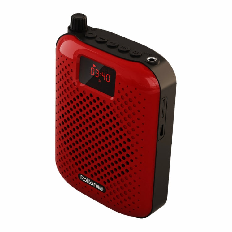 Rolton K500 Bluetooth Audio Speaker Megaphone Voice Amplifier Support FM TF Recording(Red) - Microphone by Rolton | Online Shopping South Africa | PMC TechLife | Buy Now Pay Later Mobicred