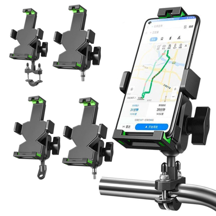 A04 Metal Motorcycle Mobile Phone Navigation Bracket Bicycle Frame Multifunctional Car Fixed Clamp(Rearview Mirror Model) - Holder by PMC TechLife | Online Shopping South Africa | PMC TechLife | Buy Now Pay Later Mobicred