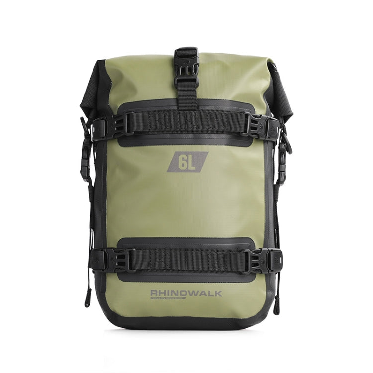 Rhinowalk MT2206 6L Waterproof Motorcycle Bumper Bag Outdoor Riding Bag(Green) - free shipping - PMC TechLife - Order now!