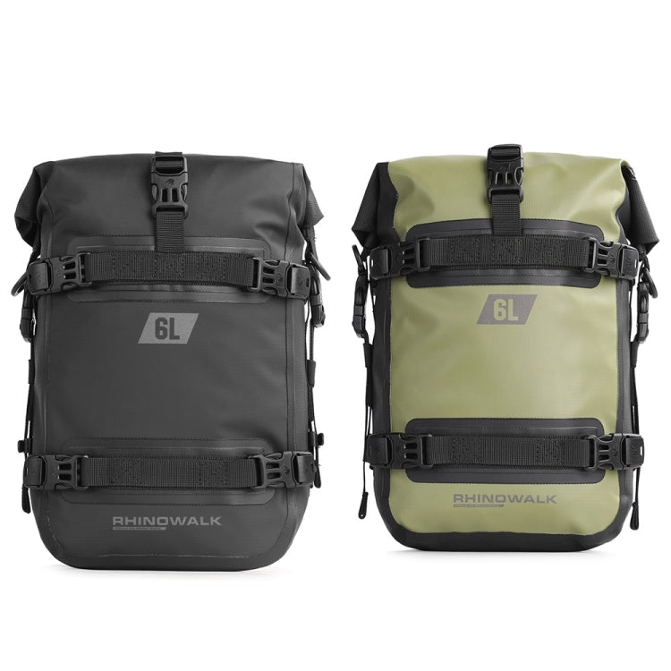 Rhinowalk MT2206 6L Waterproof Motorcycle Bumper Bag Outdoor Riding Bag(Green) - free shipping - PMC TechLife - Order now!