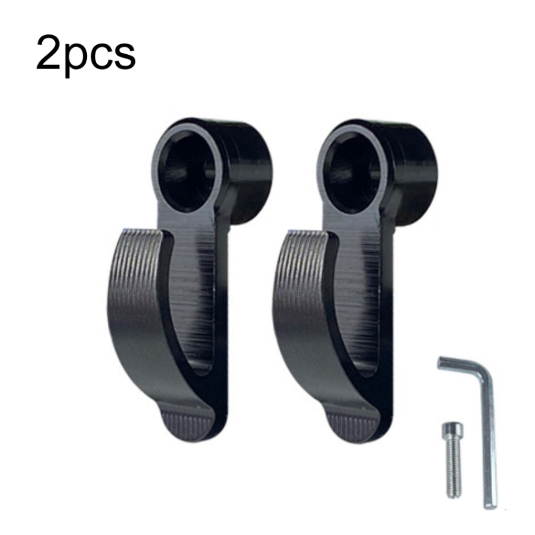 2pcs Motorcycle Modified Helmet Hook Scooter Side Storage Hook(Black) - Holder by PMC TechLife | Online Shopping South Africa | PMC TechLife