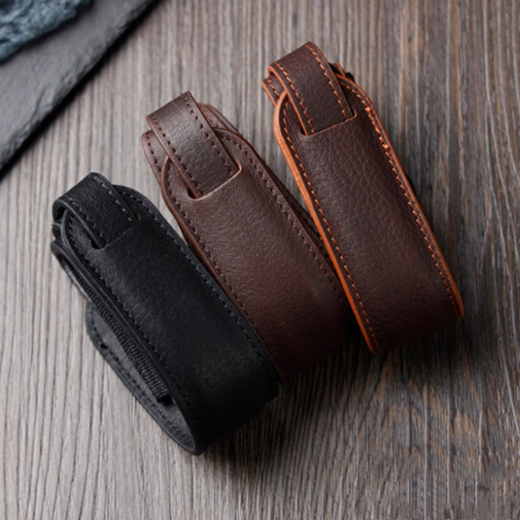 Outdoor Photography Cowhide Leather Camera Shoulder Hanging Neck Winding Strap, Spec: Pure Leather (Coffee) - Camera Strap by PMC TechLife | Online Shopping South Africa | PMC TechLife | Buy Now Pay Later Mobicred