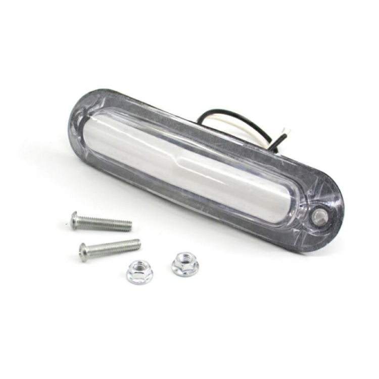 4pcs MK-162 6LED Light Guide Side Light 10-30V Trailer Side Tail Light(White) - Warning Lights by PMC TechLife | Online Shopping South Africa | PMC TechLife | Buy Now Pay Later Mobicred