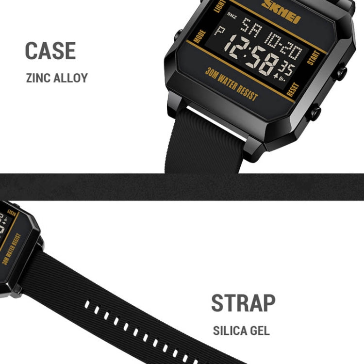 SKMEI 1848 Fashion Multifunctional Student Sports Waterproof Men Watch(Red) - free shipping - PMC TechLife - Order now!