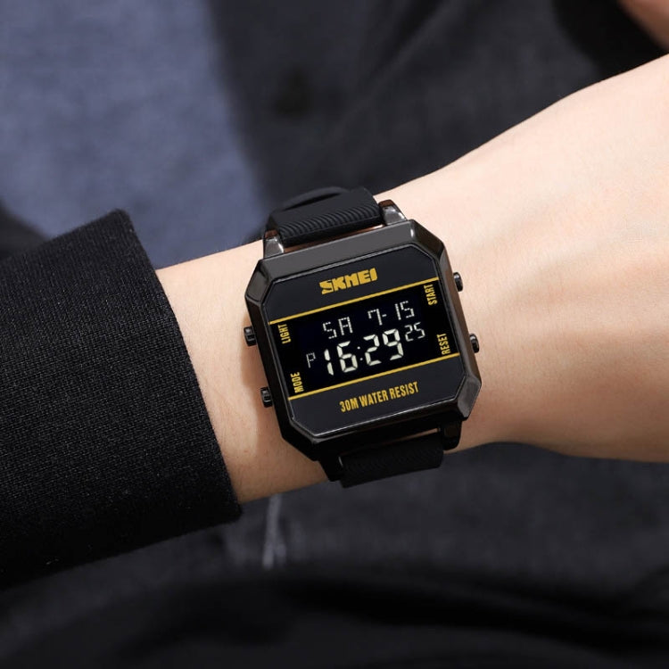 SKMEI 1848 Fashion Multifunctional Student Sports Waterproof Men Watch(Black) - free shipping - PMC TechLife - Order now!