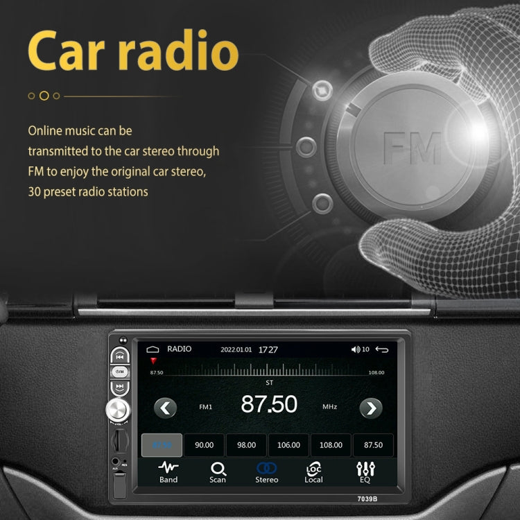 A3061 7 Inches MP5 Bluetooth Player Universal Wired CarPlay Reversing Image Integrated, Style: Standard - Car MP3 & MP4 & MP5 by PMC TechLife | Online Shopping South Africa | PMC TechLife | Buy Now Pay Later Mobicred