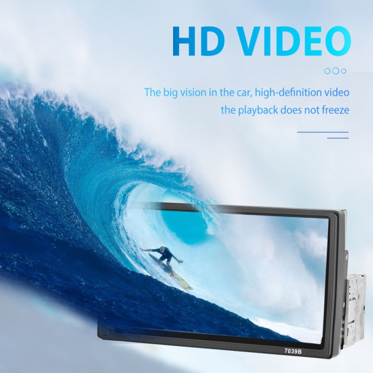 A3061 7 Inches MP5 Bluetooth Player Universal Wired CarPlay Reversing Image Integrated, Style: Standard+4 Lights Camera - Car MP3 & MP4 & MP5 by PMC TechLife | Online Shopping South Africa | PMC TechLife | Buy Now Pay Later Mobicred