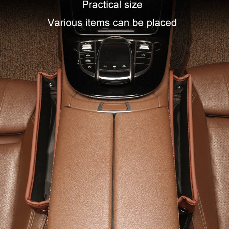Multifunctional Car Seat Crevice Storage Box, Pattern: No Logo(black) - Stowing Tidying by PMC TechLife | Online Shopping South Africa | PMC TechLife | Buy Now Pay Later Mobicred