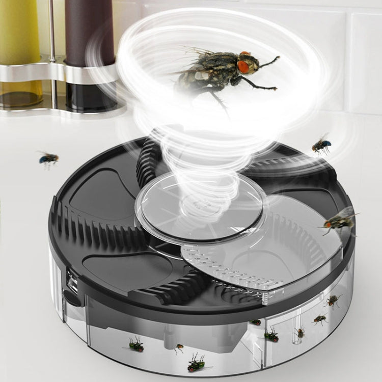 S008 Automatic Fly Killer Silent USB Household Fly Trap, Spec: USB Type (Black) - Repellents by PMC TechLife | Online Shopping South Africa | PMC TechLife | Buy Now Pay Later Mobicred
