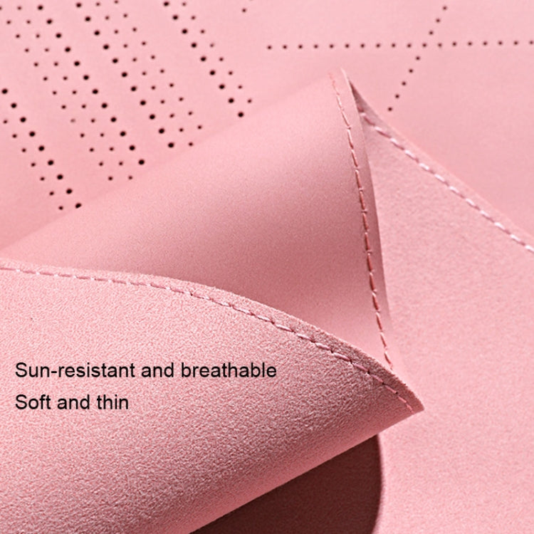 Flip-fur Car Cushion Breathable Ventilation Cushion for Four Seasons, Style: Front Cushion(Pink) - Seat Accessories by PMC TechLife | Online Shopping South Africa | PMC TechLife | Buy Now Pay Later Mobicred
