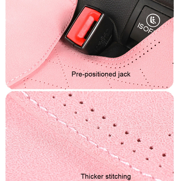 Flip-fur Car Cushion Breathable Ventilation Cushion for Four Seasons, Style: Long Rear Cushion(Orange) - Seat Accessories by PMC TechLife | Online Shopping South Africa | PMC TechLife | Buy Now Pay Later Mobicred