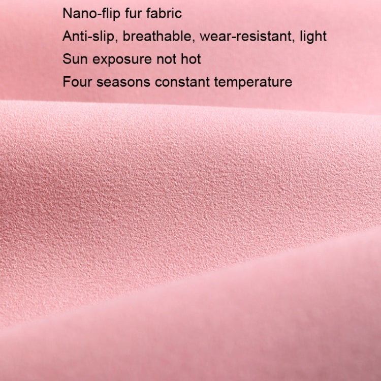 Flip-fur Car Cushion Breathable Ventilation Cushion for Four Seasons, Style: Long Rear Cushion(Orange) - Seat Accessories by PMC TechLife | Online Shopping South Africa | PMC TechLife | Buy Now Pay Later Mobicred