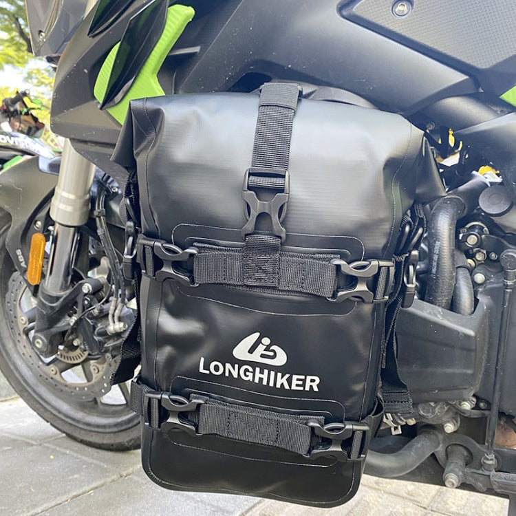 LONGHIKER Motorcycle Quick Release Waterproof Bumper Side Bag(Black) - free shipping - PMC TechLife - Order now!