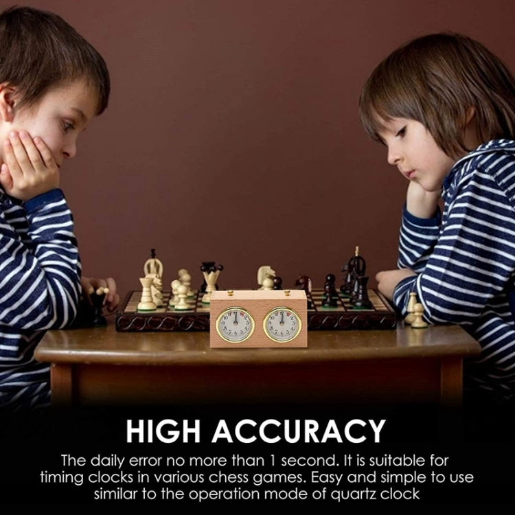 DT05a Retro Wood Shell Chess Clock Mechanical International Chess Clock - Alarm Clocks by PMC TechLife | Online Shopping South Africa | PMC TechLife