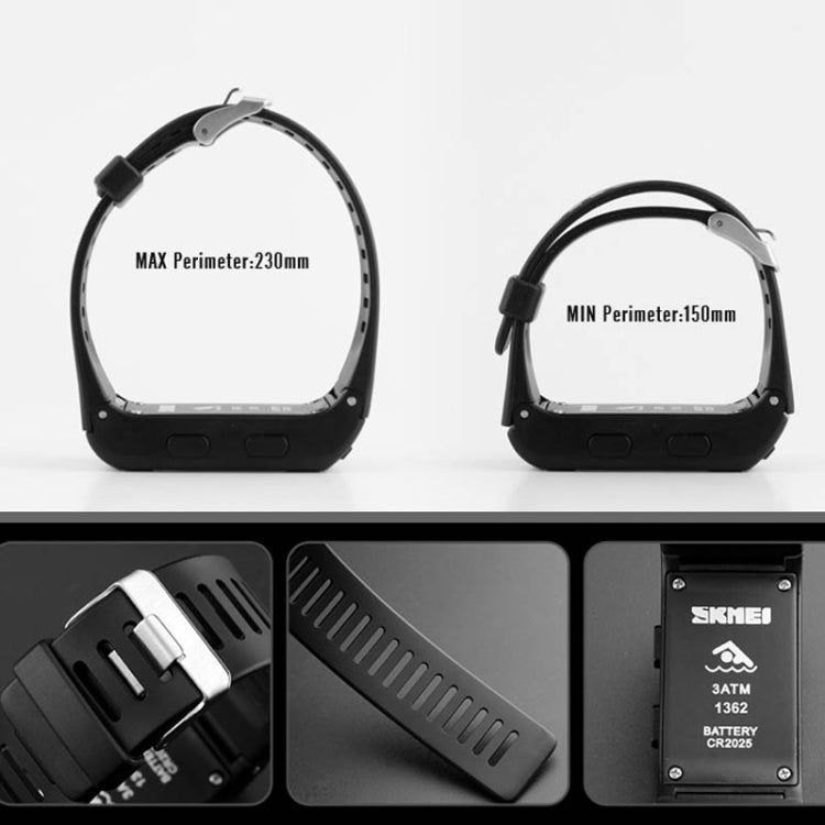 SKMEI 1362 Sports Electronic Watch Fashion Waterproof Countdown Children LED Watch(Black) - free shipping - PMC TechLife - Order now!