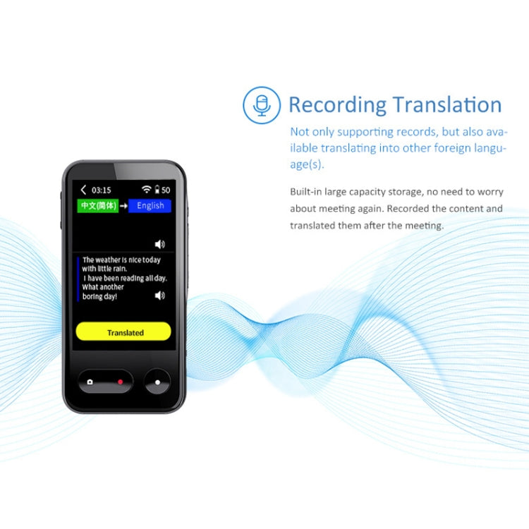 T7 4G Smart Voice / Photo / Recording Translation WIFI Translation Machine Supports 138 Languages -  by PMC TechLife | Online Shopping South Africa | PMC TechLife | Buy Now Pay Later Mobicred