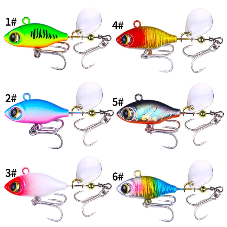 HENGJIA Submerged VIB Fake Lures Sequin Lures, Size: 5.2cm 10g(6 Colors Boxed) - Fishing Lures by HENGJIA | Online Shopping South Africa | PMC TechLife