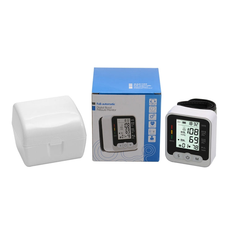 RAK189 Household Electronic Blood Pressure Measuring Device Wrist Sphygmomanometer with Voice - free shipping - PMC TechLife - Order now!