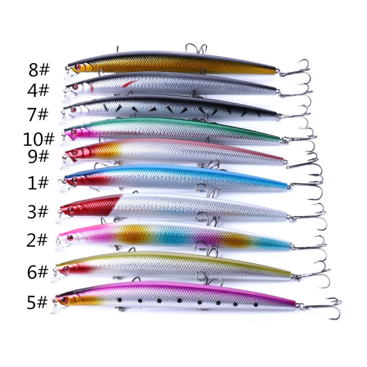 HENGJIA MI101 18cm 26g Long-distance Casting Sea Fishing Fake Lures Minnow Baits, Color: 10 Colors - free shipping - PMC TechLife - Order now!