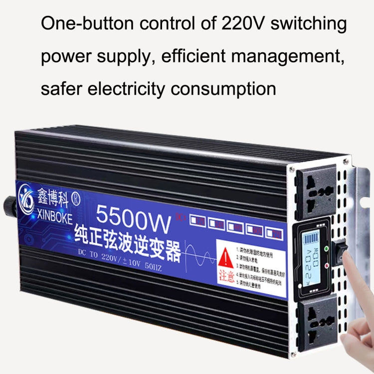 XINBOKE High Power Household Car Sine Wave Inverter 24V 3000W To 220V 1500W(LCD Display) - Pure Sine Wave by PMC TechLife | Online Shopping South Africa | PMC TechLife | Buy Now Pay Later Mobicred