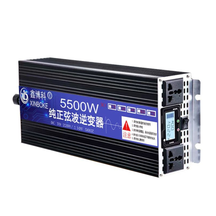 XINBOKE High Power Household Car Sine Wave Inverter 48V 5500W To 220V 2500W(LCD Display) - Pure Sine Wave by PMC TechLife | Online Shopping South Africa | PMC TechLife | Buy Now Pay Later Mobicred