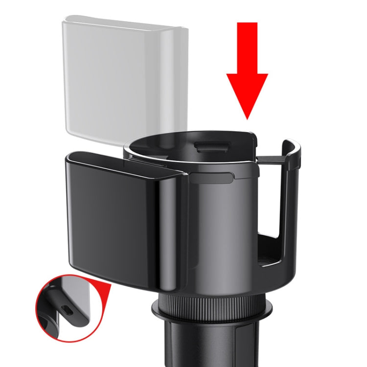 2 in 1 Car Center Console Water Cup Holder Multi-purpose Storage Box(Black) - free shipping - PMC TechLife - Order now!