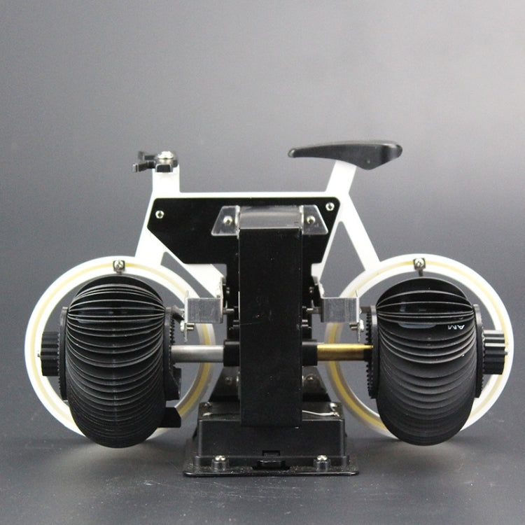 HY-F087 Retro Bicycle Shape Automatic Flip Home Decorative Turning Clock(Yellow) - Novelty Clock by PMC TechLife | Online Shopping South Africa | PMC TechLife | Buy Now Pay Later Mobicred
