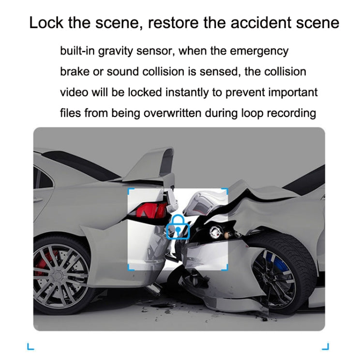 M1 Hidden Driving Recorder WiFi Phone Connecting Car Parking Monitoring 1080P HD Recorder(Without Button+USB Long Line) - Car DVRs by PMC TechLife | Online Shopping South Africa | PMC TechLife | Buy Now Pay Later Mobicred