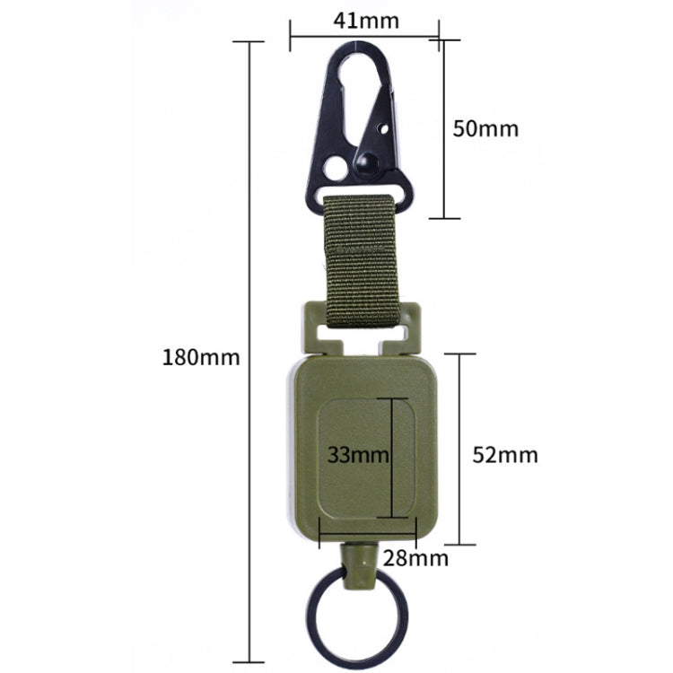 Outdoor Fishing Telescopic Steel Wire High-strength Easy-pull Olecranon Buckle(6771) - Hooks by PMC TechLife | Online Shopping South Africa | PMC TechLife | Buy Now Pay Later Mobicred