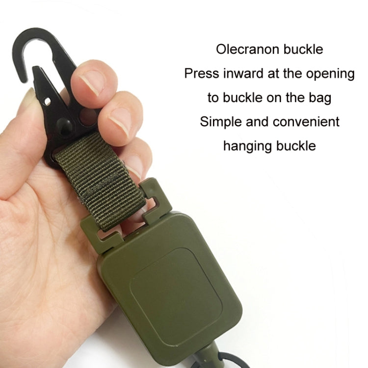 Outdoor Fishing Telescopic Steel Wire High-strength Easy-pull Olecranon Buckle(6771) - Hooks by PMC TechLife | Online Shopping South Africa | PMC TechLife | Buy Now Pay Later Mobicred