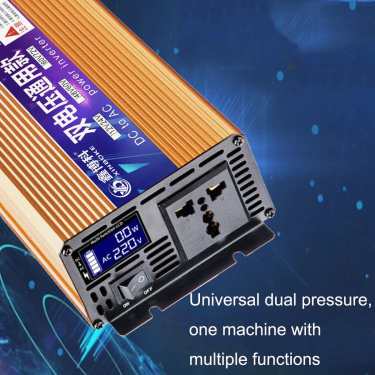 XINBOKE Universal Positive Wave Car Inverter Home Solar Inverter 12V/24V 1500W To 220V 700W - Modified Square Wave by PMC TechLife | Online Shopping South Africa | PMC TechLife | Buy Now Pay Later Mobicred